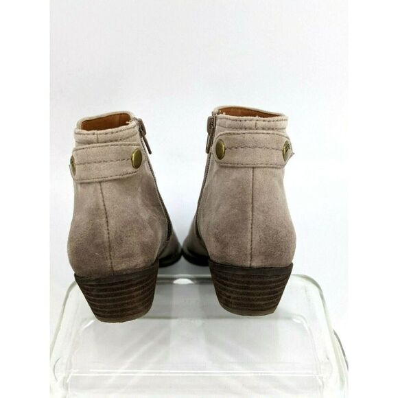 Zodiac Taupe Madison Ankle Bootie Vegan Faux Suede - Picture 5 of 12
